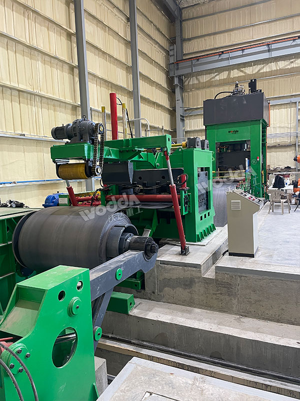 1000噸海洋浮標配件沖壓生產線